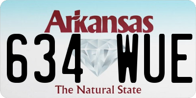AR license plate 634WUE