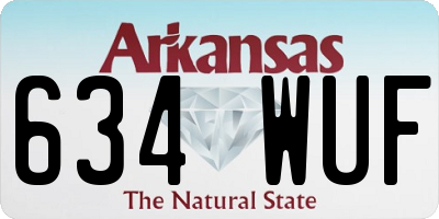 AR license plate 634WUF