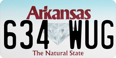 AR license plate 634WUG