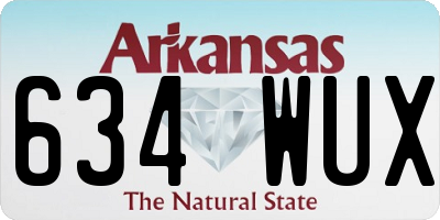 AR license plate 634WUX