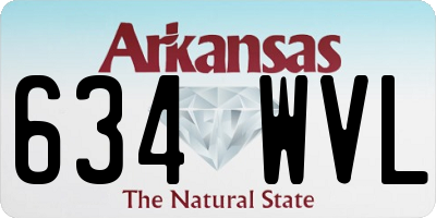 AR license plate 634WVL