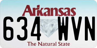 AR license plate 634WVN