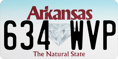 AR license plate 634WVP