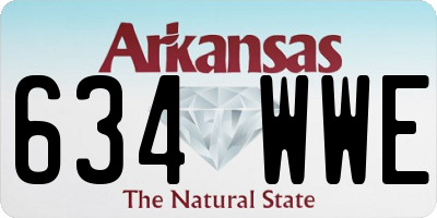 AR license plate 634WWE