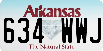 AR license plate 634WWJ