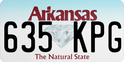 AR license plate 635KPG