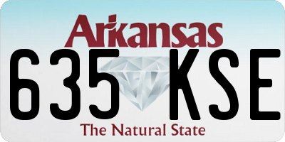 AR license plate 635KSE