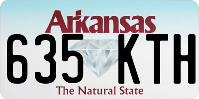 AR license plate 635KTH