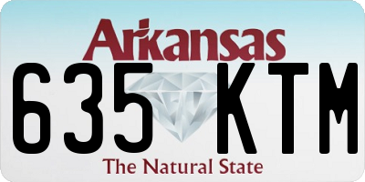 AR license plate 635KTM