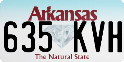 AR license plate 635KVH
