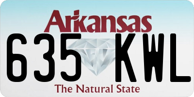 AR license plate 635KWL