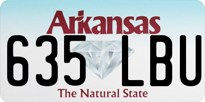 AR license plate 635LBU
