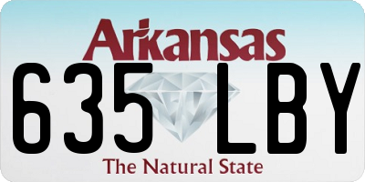 AR license plate 635LBY