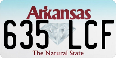 AR license plate 635LCF