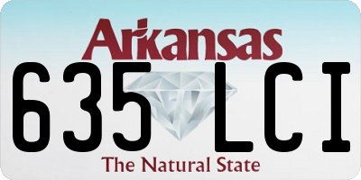 AR license plate 635LCI