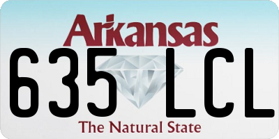 AR license plate 635LCL