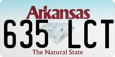 AR license plate 635LCT