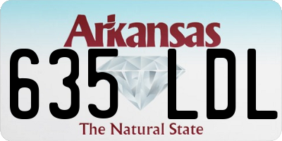 AR license plate 635LDL