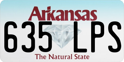AR license plate 635LPS