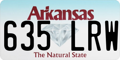 AR license plate 635LRW