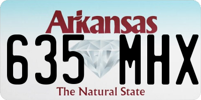 AR license plate 635MHX