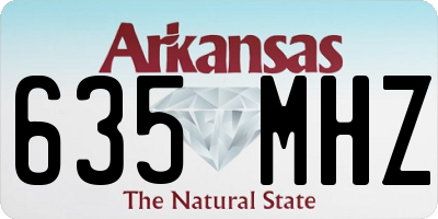 AR license plate 635MHZ