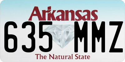 AR license plate 635MMZ