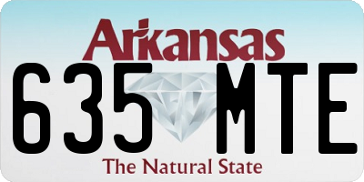 AR license plate 635MTE