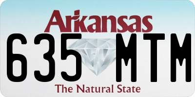 AR license plate 635MTM