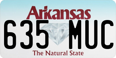 AR license plate 635MUC