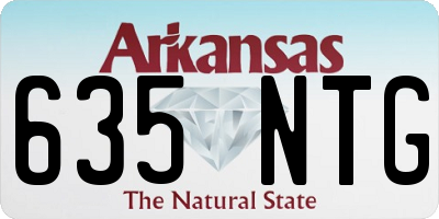 AR license plate 635NTG