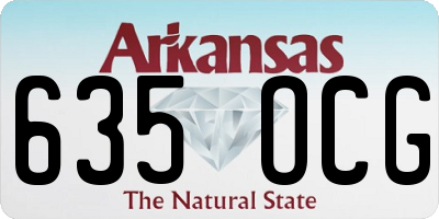AR license plate 635OCG