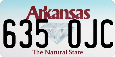 AR license plate 635OJC