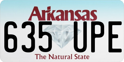 AR license plate 635UPE