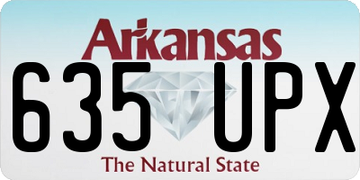 AR license plate 635UPX