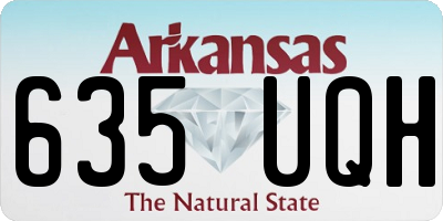 AR license plate 635UQH