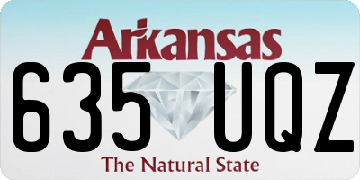 AR license plate 635UQZ