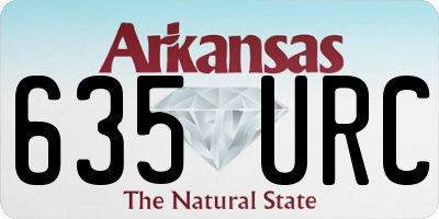 AR license plate 635URC