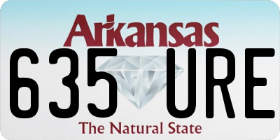 AR license plate 635URE