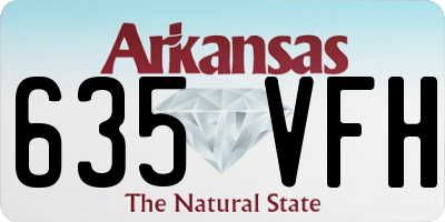AR license plate 635VFH