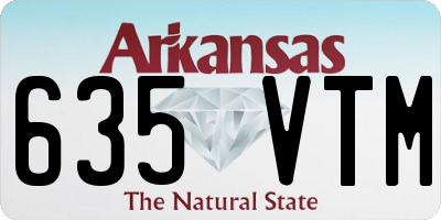 AR license plate 635VTM