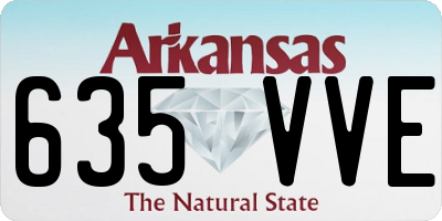 AR license plate 635VVE