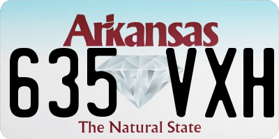 AR license plate 635VXH