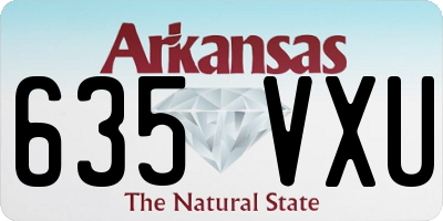 AR license plate 635VXU
