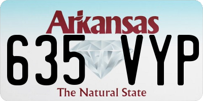 AR license plate 635VYP