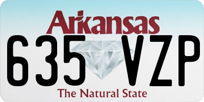 AR license plate 635VZP