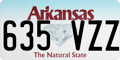 AR license plate 635VZZ