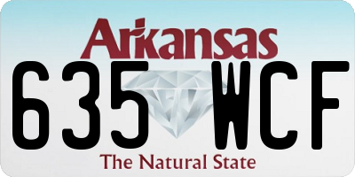 AR license plate 635WCF