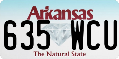 AR license plate 635WCU
