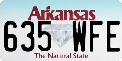 AR license plate 635WFE